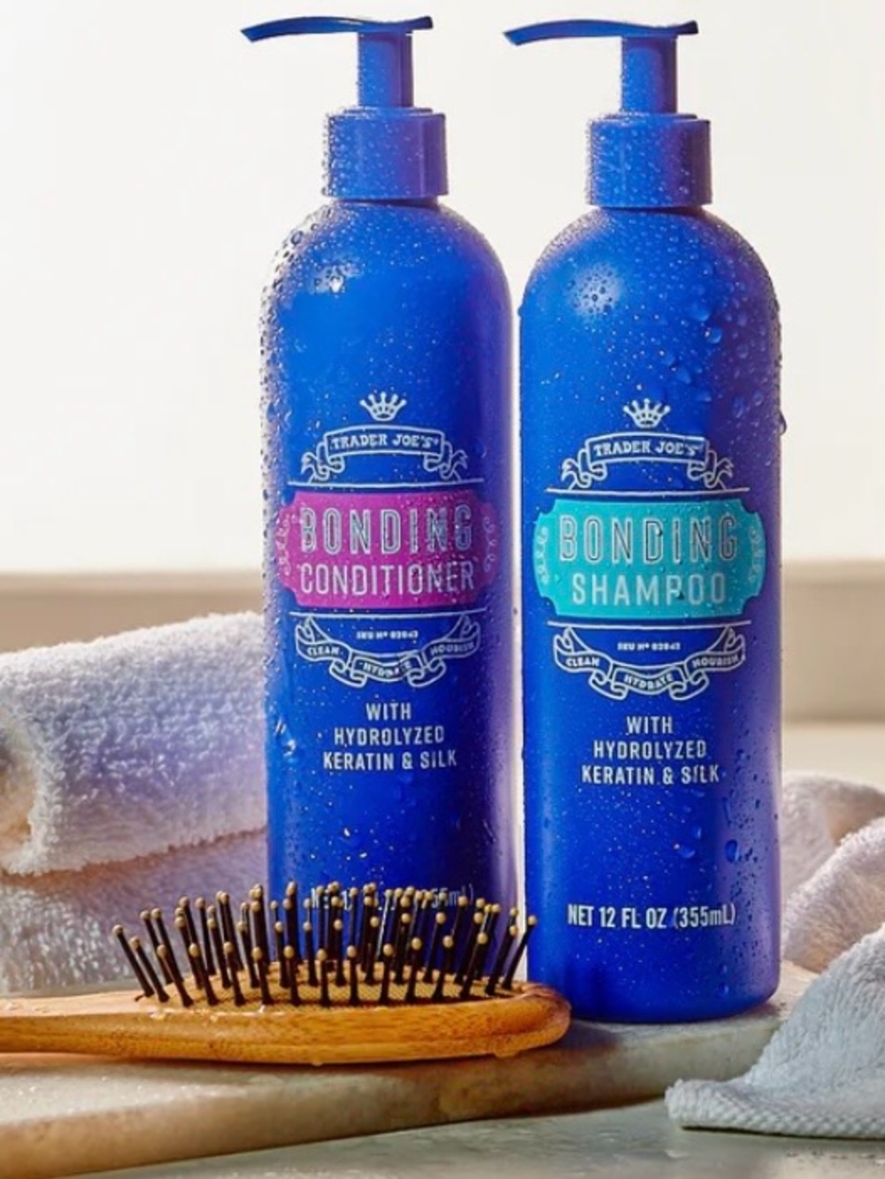 Trader Joe’s New Bonding Shampoo & Conditioner Set (1 Shampoo| 1 Conditioner)